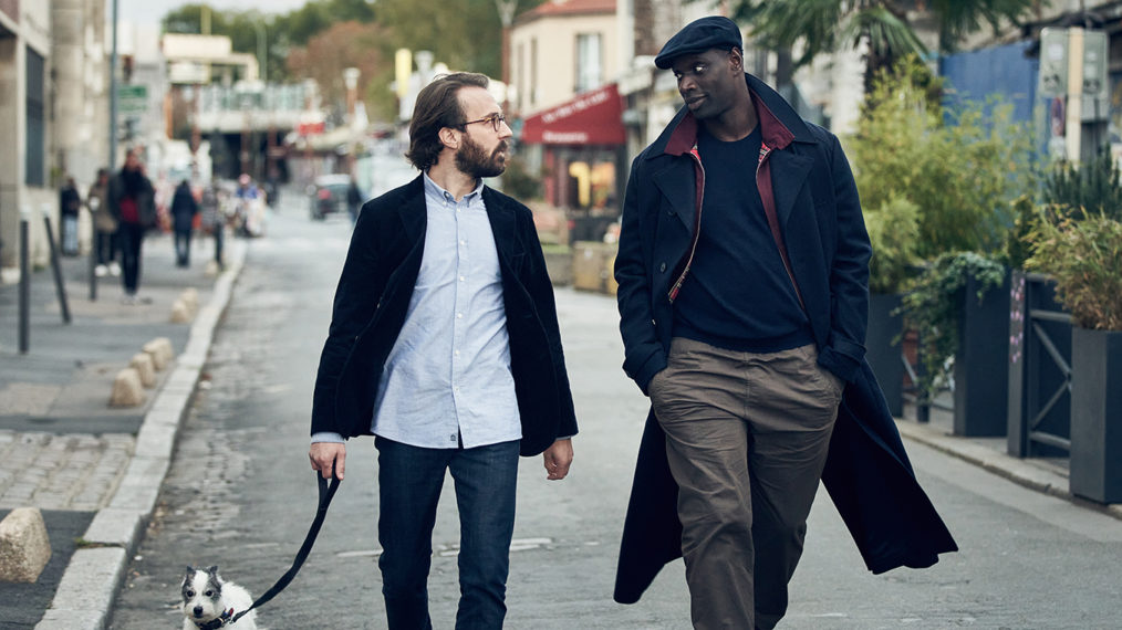 Antoine Gouy and Omar Sy in Lupin - Season 2