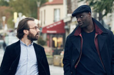 Antoine Gouy and Omar Sy in Lupin - Season 2