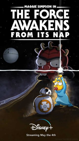 star wars Maggie Simpson