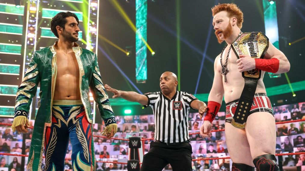 Mansoor facing Sheamus