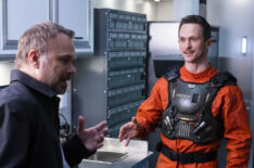 Norbert Butz as sMaddox and Jonathan Tucker as Bryan Beneventi in Debris - Season 1 - 'A Message From Ground Control'