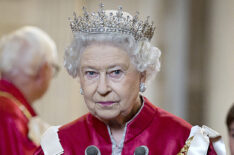 Queen Elizabeth II attends a service for the Order of the British Empire at St Paul's Cathedral