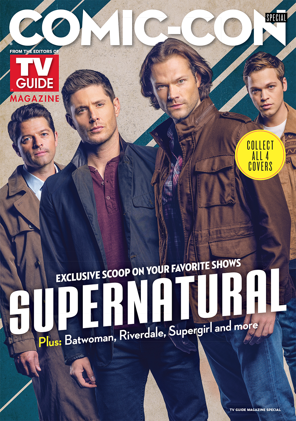 Supernatural on the cover of TV Guide for ComicCon