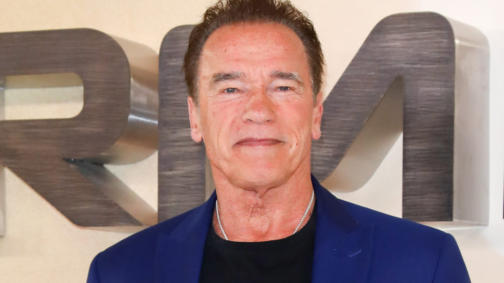 Arnold Schwarzenegger at Terminator Dark Fate Photo Call