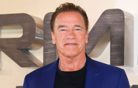Arnold Schwarzenegger at Terminator Dark Fate Photo Call