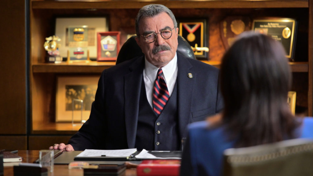 Blue Bloods Season, 11 Finale - Tom Selleck as Frank Reagan, Gloria Reuben guest stars as Special Agent Rachel Weber