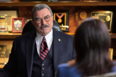 Blue Bloods Season, 11 Finale - Tom Selleck as Frank Reagan, Gloria Reuben guest stars as Special Agent Rachel Weber