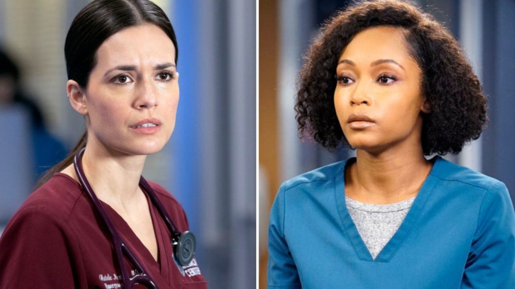 Chicago Med Torrey DeVitto Yaya DaCosta Natalie April