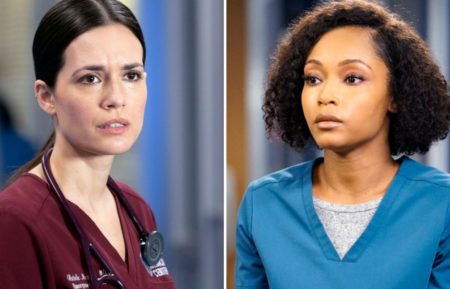 Chicago Med Torrey DeVitto Yaya DaCosta Natalie April