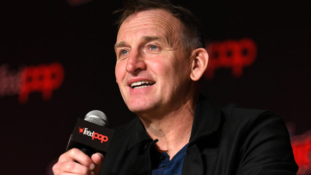 Christopher Eccleston speaks at New York Comic Con 2019