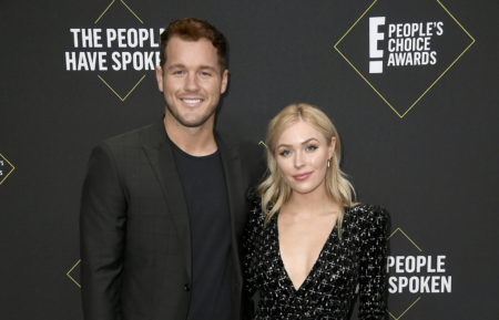 Colton Underwood and Cassie Randolph attend the 2019 E! People's Choice Awards