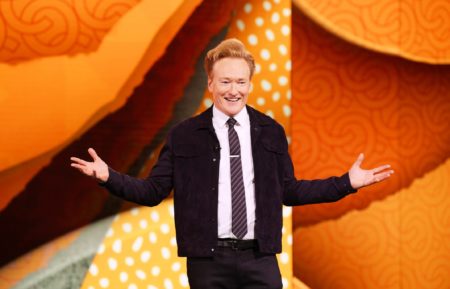 Conan O'Brien of TBSs CONAN speaks onstage during the WarnerMedia Upfront 2019 show