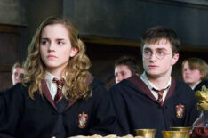 Daniel Radcliffe and Emma Watson in Harry Potter