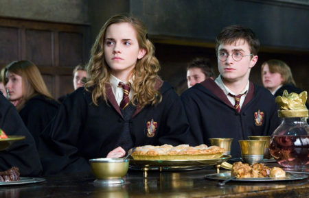 Daniel Radcliffe and Emma Watson in Harry Potter