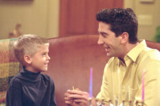 Friends - Cole Mitchell Sprouse as Ben and David Schwimmer as Ross Geller - 'The One Where Chandler Can't Tip'