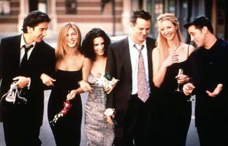 Friends David Schwimmer Jennifer Aniston Courteney Cox Matthew Perry Lisa Kudrow Matt LeBlanc