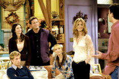 Friends - Brad Pitt, Courteney Cox Arquette, Matthew Perry, Lisa Kudrow, Jennifer Aniston, David Schwimmer