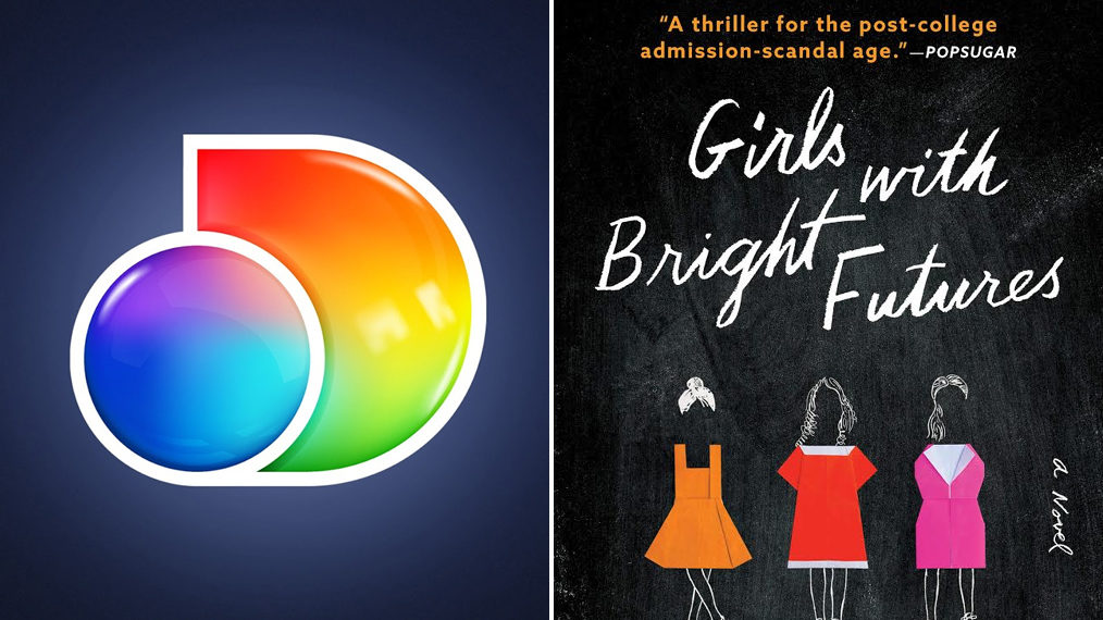 Discovery Plus Logo and Girls with Bright Futures book cover