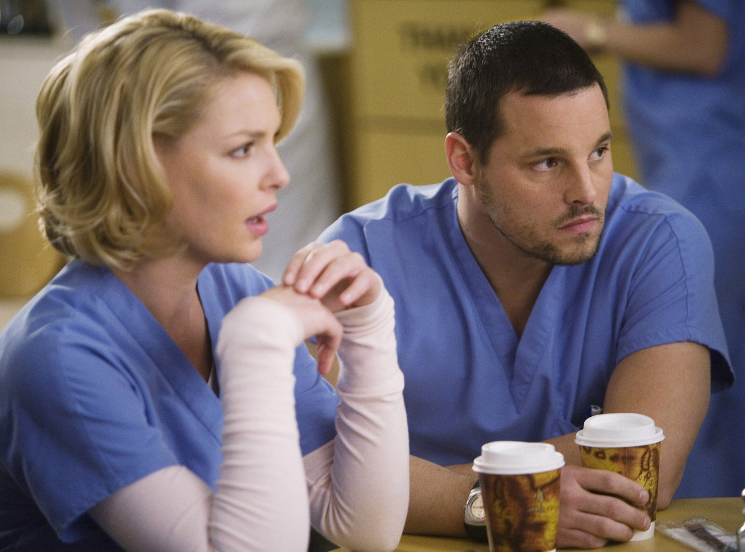 Katherine Heigl Justin Chambers Grey's Anatomy Season 5 Izzie Alex