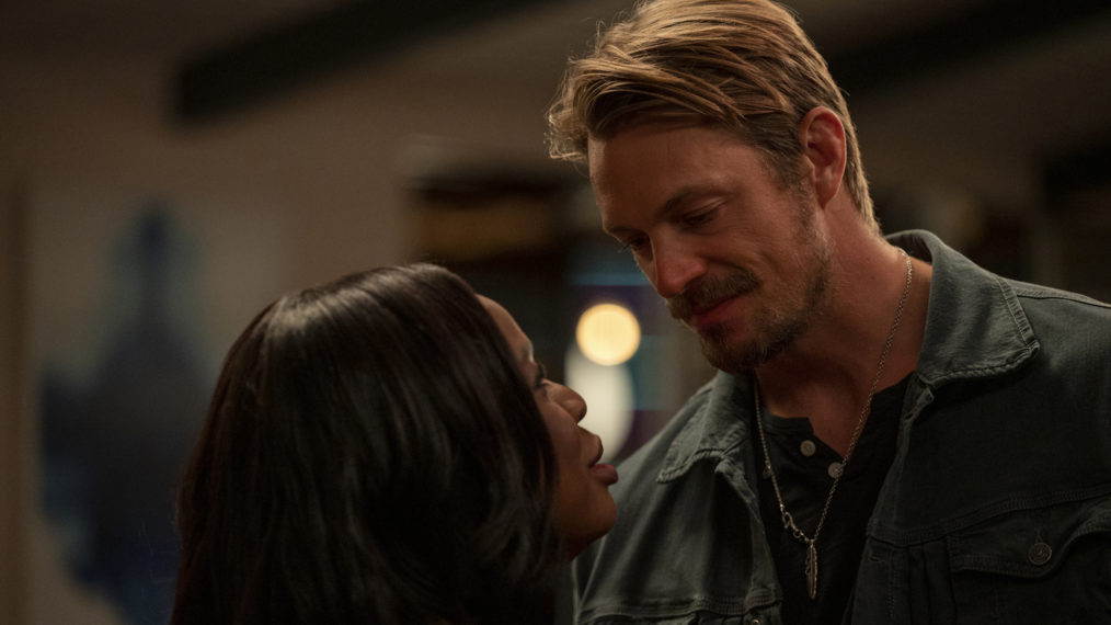 Uzo Aduba as Brooke and Joel Kinnaman as Adam In Treatment - Season 4