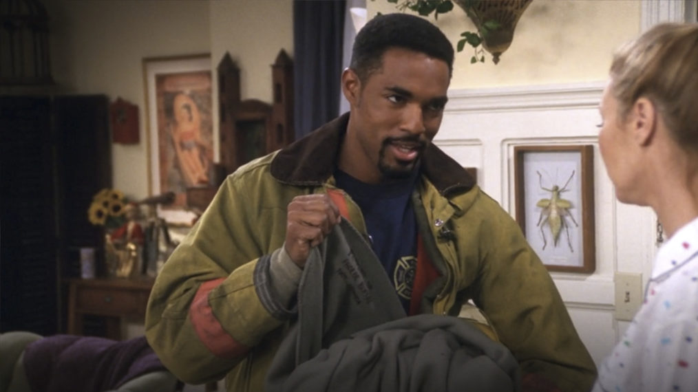 Jason George as a firefighter on Friends