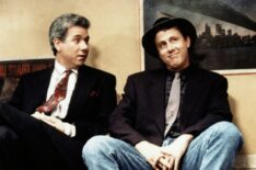 John Larroquette and Harry Anderson in Night Court