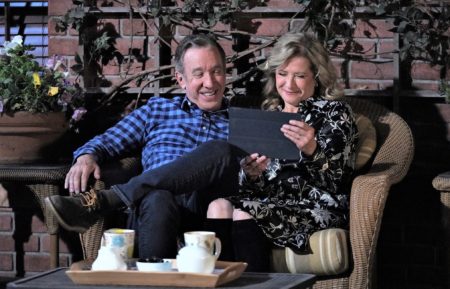 Tim Allen and Nancy Travis in the Last Man Standing series finale