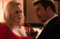 Charlotte Sullivan as Gina Cappelletti and Dylan McDermott as Richard Wheatley in Law Order: Organized Crime - Season 1, Episode 4