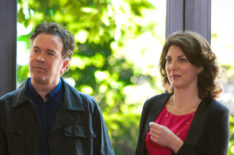 Nate Ford and Sophie Devereaux (Timothy Hutton and Gina Bellman) in Leverage Season 5