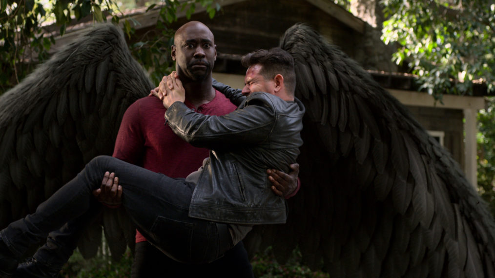 Lucifer Season 5 Episode 12 Amenadiel Dan Angel Uber