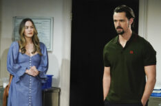 Annika Noelle as Hope Spencer and Matthew Atkinson as Thomas Forrester of The Bold and The Beautiful