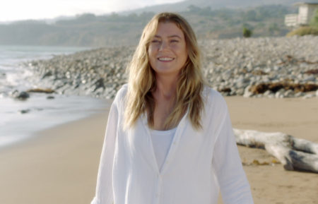 Ellen Pompeo Meredith Grey's Anatomy Season 17 Beach