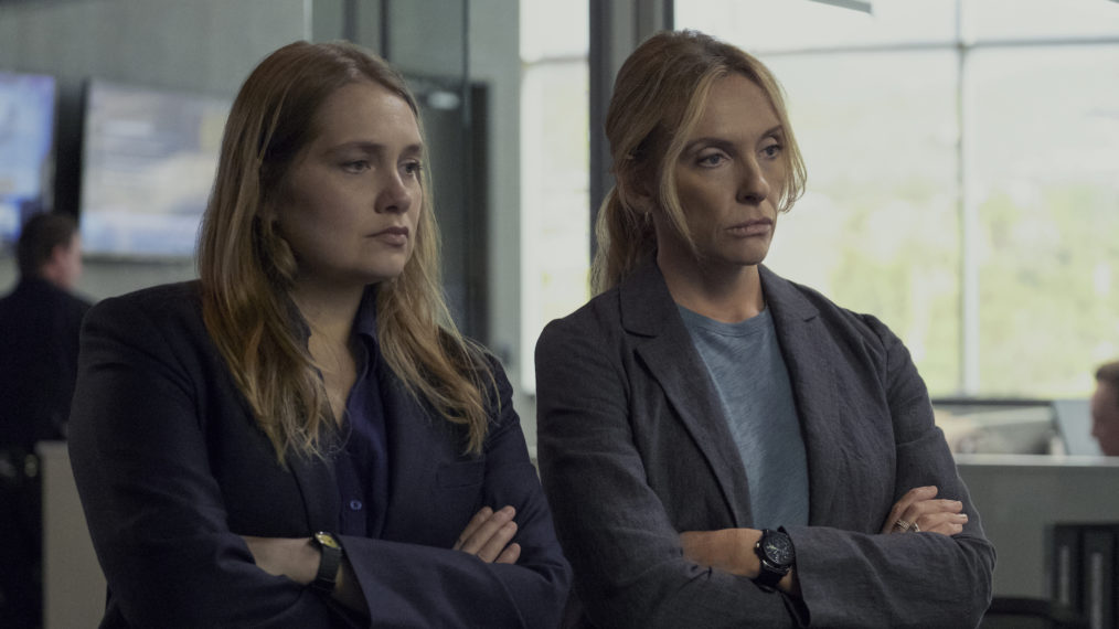 Merritt Wever and Toni Collette in Unbelievable