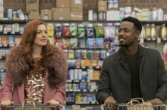 Anne Hathaway as Lexi and Gary Carr as Jeff in Modern Love - Season 1