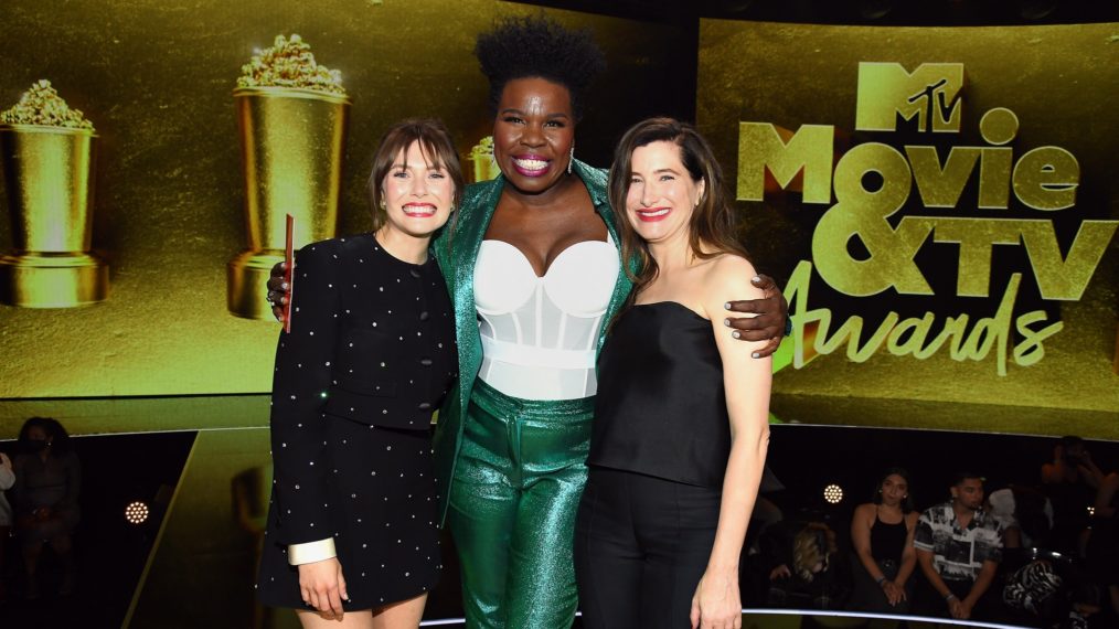 Elizabeth Olsen, Leslie Jones, and Kathryn Hahn at the MTV Movie and TV Awards