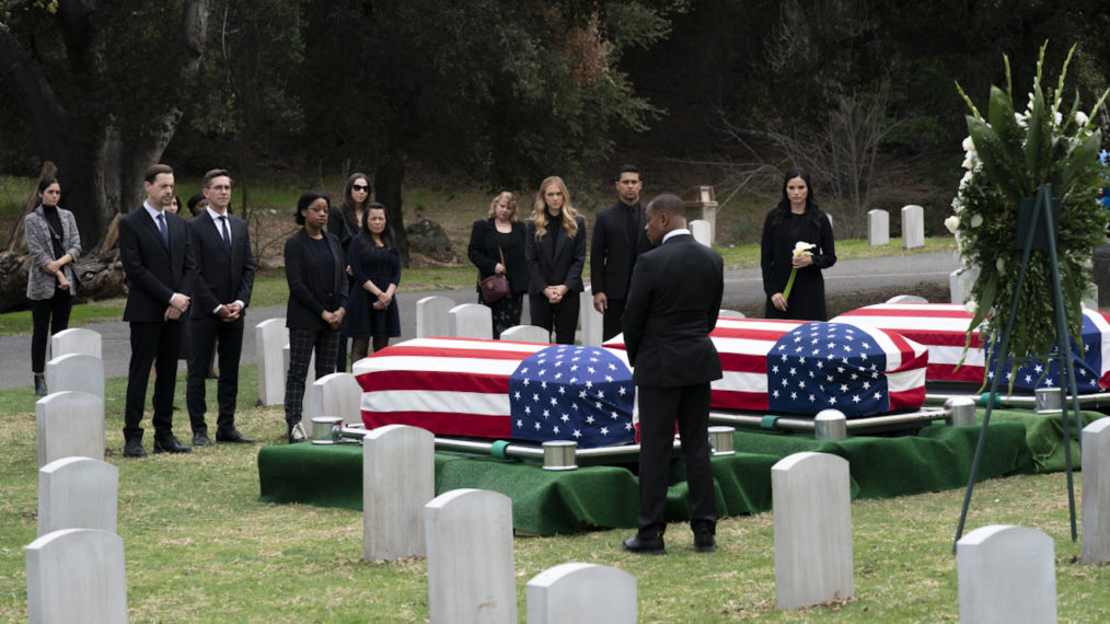 NCIS Season 18 Episode 15 Funeral Jessica Team