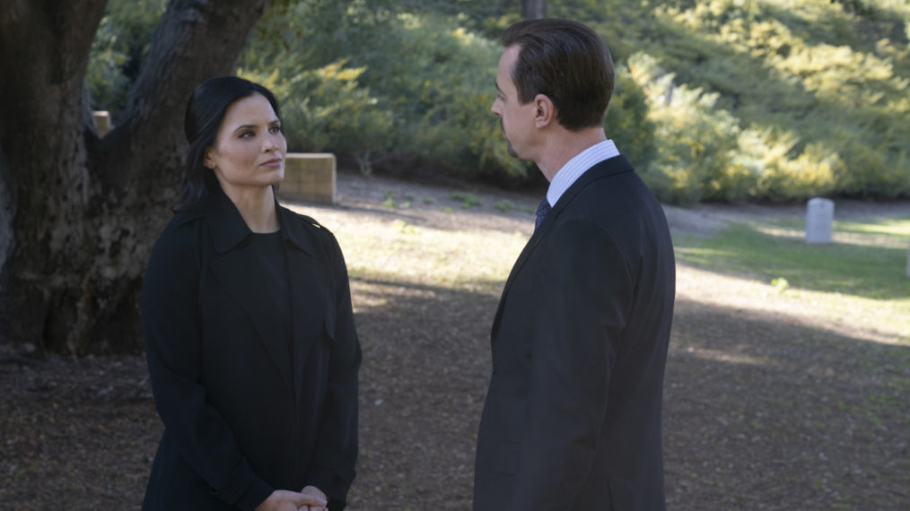 Katrina Law as NCIS Special Agent Jessica Knight, Sean Murray as NCIS Special Agent Timothy McGee in NCIS - Season 18, Episode 15 - 'Blown Away'