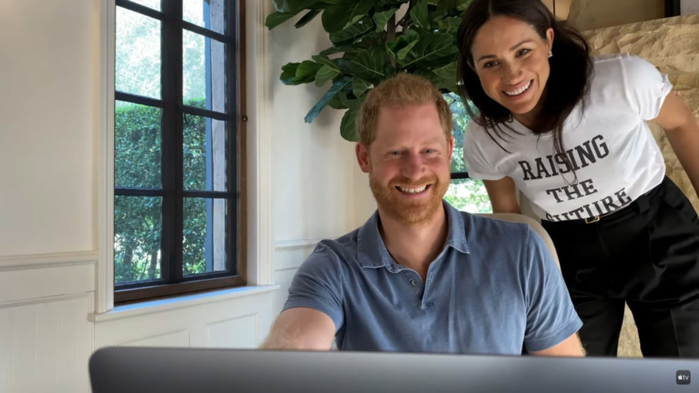 Prince Harry and Meghan Markle in The Me You Can't See