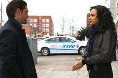 Tom Payne as Malcolm and Aurora Perrineau as Dani in Prodigal Son - Season 2