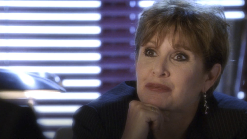 Carrie Fisher in Smallville