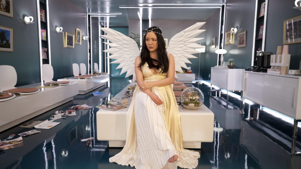Constance Wu with wings in Solos
