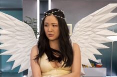 Constance Wu with wings in Solos