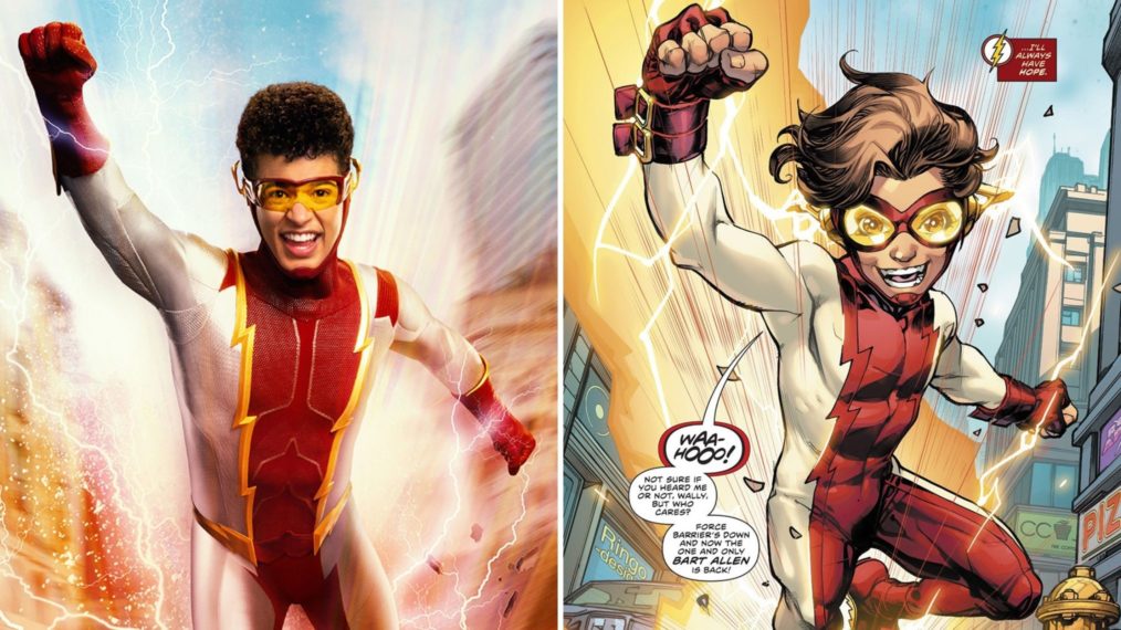 The Flash Jordan Fisher Impulse Comic Comparison