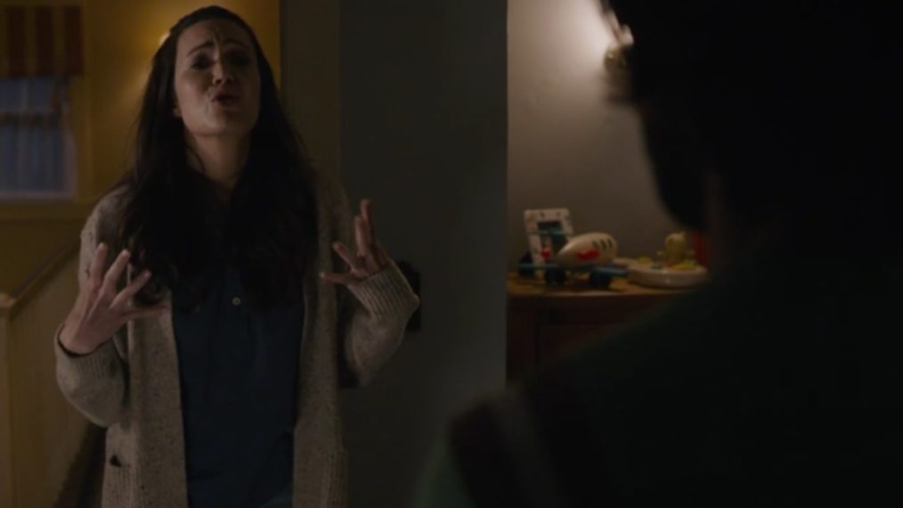 This Is Us Season 5 Episode 16 Rachel and Jack Argue Mandy Moore and Milo Ventimiglia