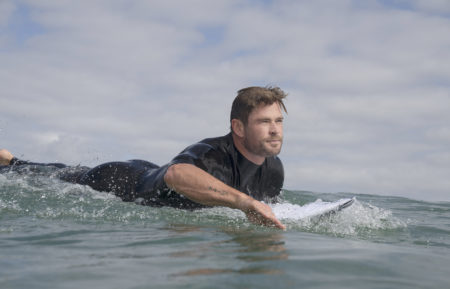 Chris Hemsworth in Shark Beach on National Geographic