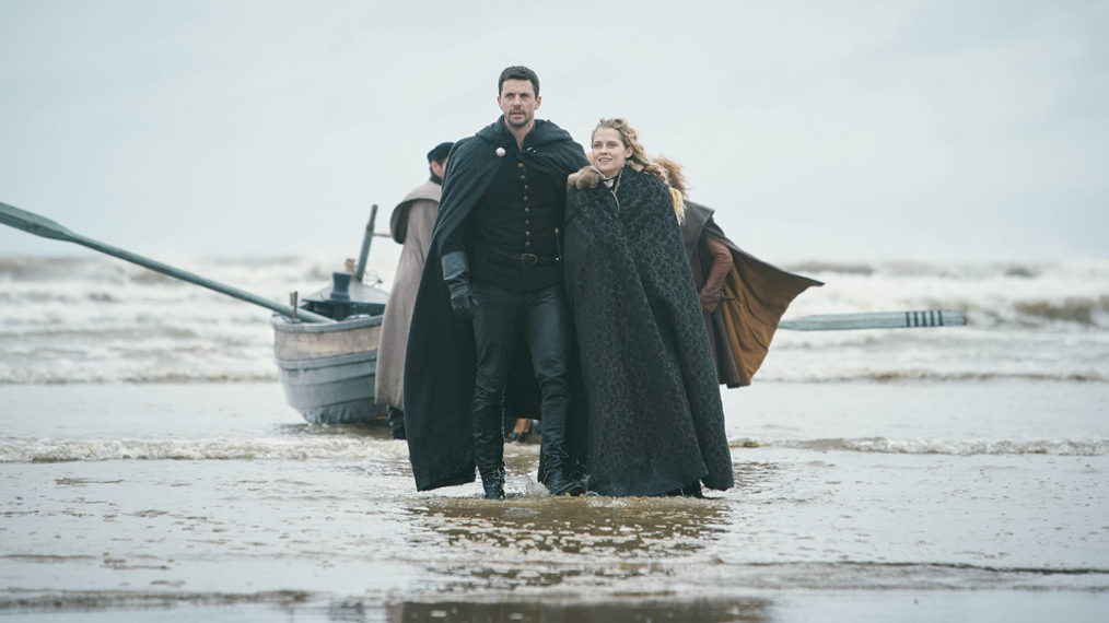 Matthew Goode and Teresa Palmer in A Discovery of Witches - Season 2