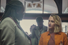 Chinenye Ezeudu as Vivienne and Jemima Kirke as Hope in Sex Education - Season 3