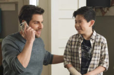 David Giuntoli as Eddie and Tristan Byon as Theo in the A Million Little Things Season 3 Finale