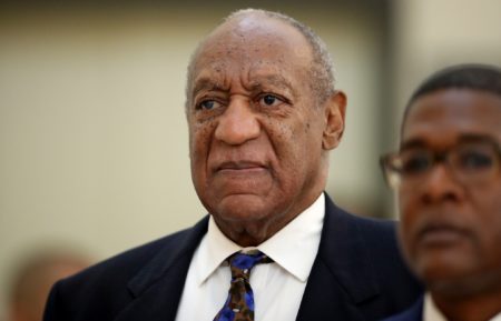 Bill Cosby at the sentencing of his sexual assault trial