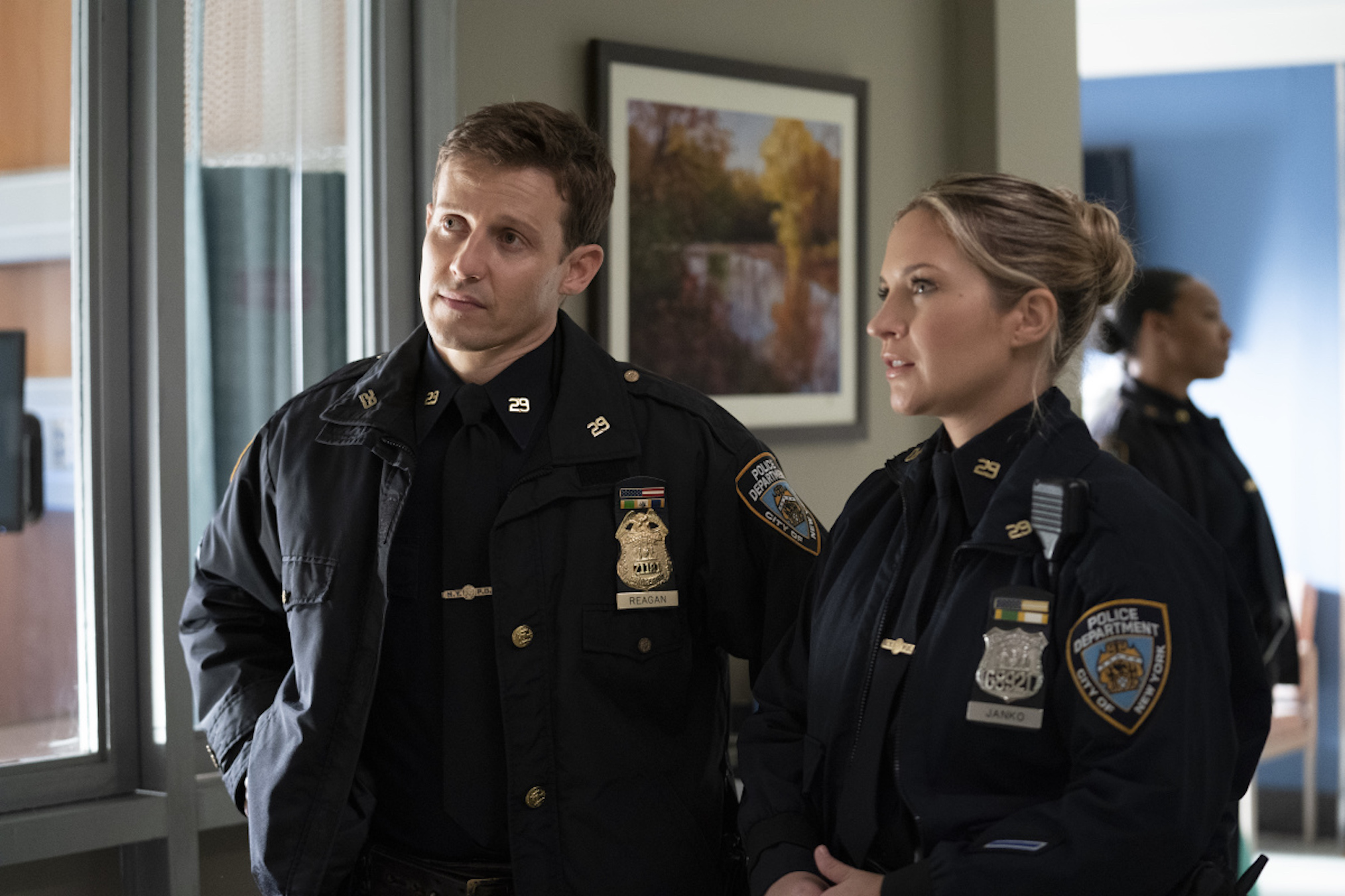 Blue Bloods Jamie Eddie Work Will Estes Vanessa Ray